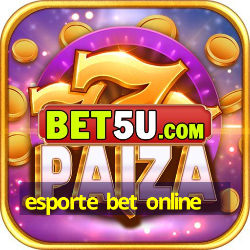 esporte bet online